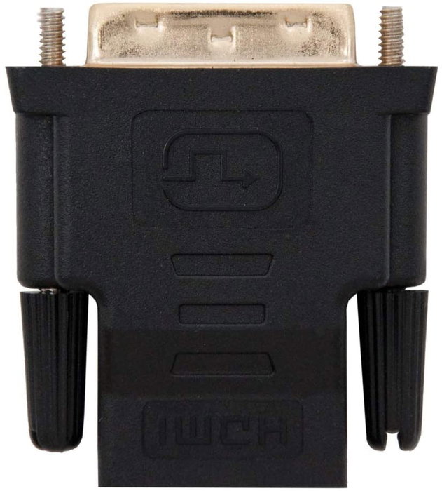 Nanocable Adaptador DVI 24+1 Macho a HDMI Hembra Negro